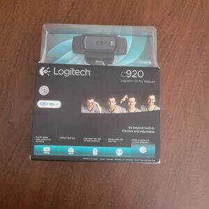 Logitech HD Pro Webcam C920 Full HD 1080p Widescreen Webcam New, sealed.
